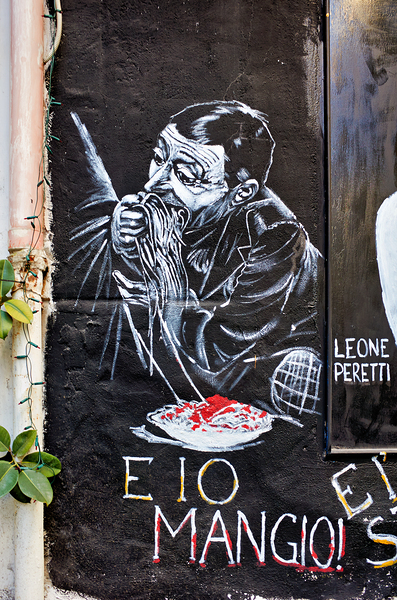 Graffiti of Neapolitan actor Toto in Quartieri Spagnoli Naples Digital Download