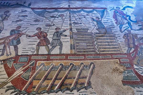 Mosaics show scenes of daily life at Villa Romana del Casale in  Digital Download