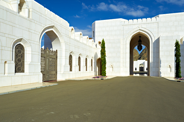 Al Alam Palace in Muscat Oman showcases unique architecture Digital Download