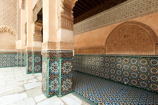 Discovering the architecture of Madrasa Ben Youssef in Marrakesh Digital Download