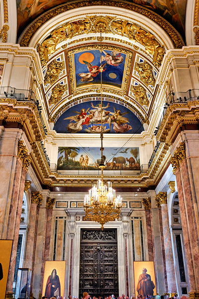 Inside saint isaacs cathedral in saint petersburg russia Digital Download