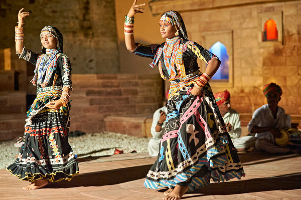 Traditional dance performance in Khimsar Rajasthan showcases cul Digital Download