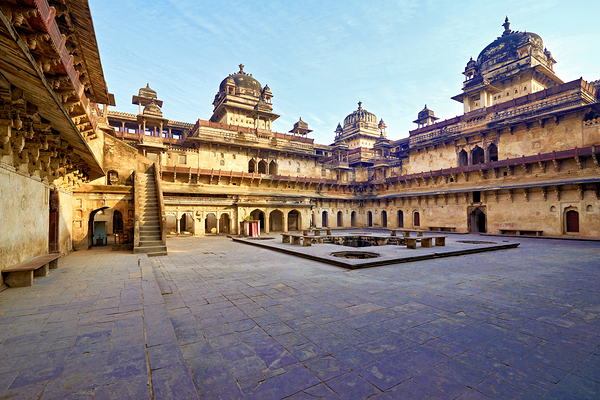 Exploring the fort complex in orchha madhya pradesh india Digital Download