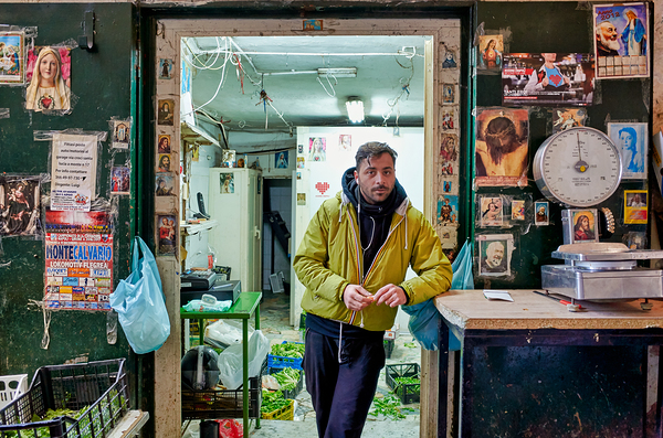 Greengrocer in Quartieri Spagnoli Naples Italy during daytime Digital Download