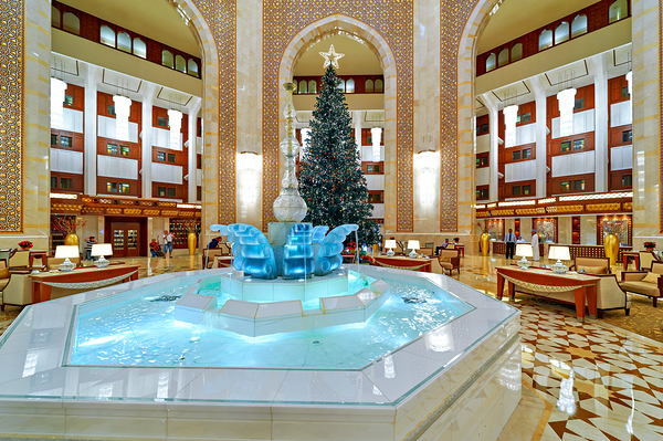 Holiday decoration in Al Bustan luxury hotel in Muscat Digital Download