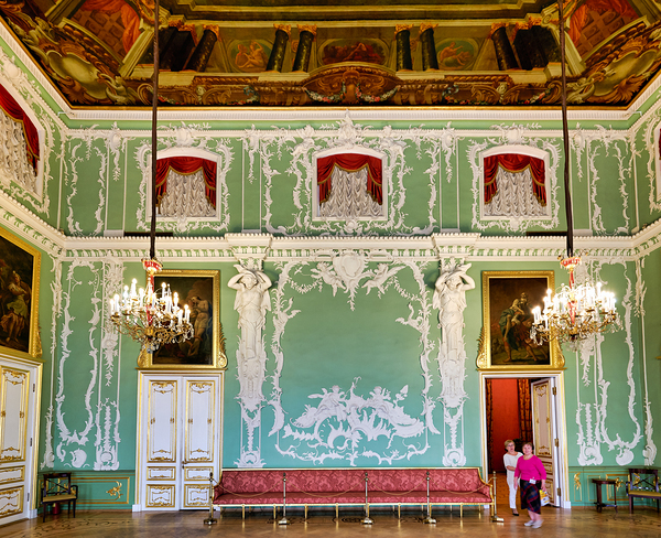 Visitors exploring Stroganov Palace in Saint Petersburg Digital Download