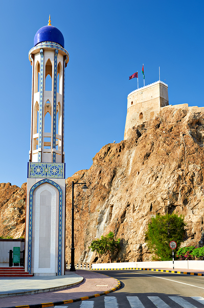 Visit to Al Khor mosque in Muscat Oman during bright day Digital Download