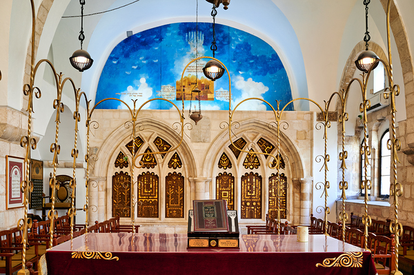 Four synagogues in Jerusalem reflecting Sephardic heritage Digital Download