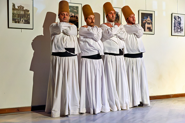 Whirling dervishes perform sufi dance in Istanbul Turkey Digital Download