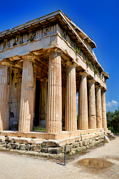 Visit to temple of hephaestus in ancient agora of athens greece Digital Download