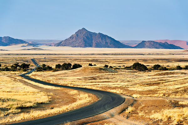 Driving through Namib Naukluft National Park towards Sossusvlei  Digital Download