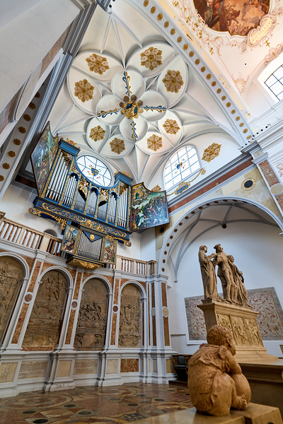 Church interior in Augsburg along Germanys Romantic Road Digital Download