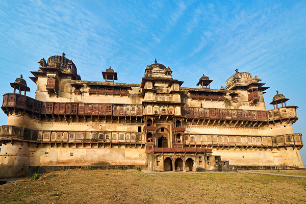 Visit to orchha fort complex in madhya pradesh india Digital Download
