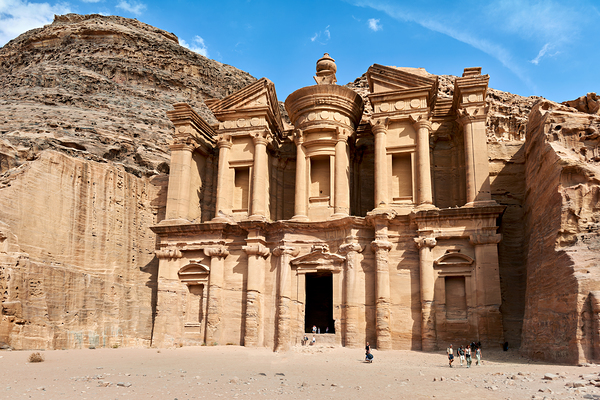 Visit to Ad Deir at Petra archaeological site in Jordan Digital Download