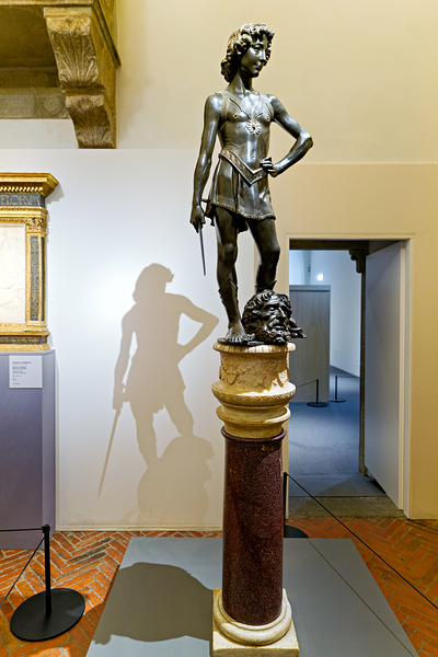 David statue by Donatello at Museo Nazionale del Bargello in Flo Digital Download