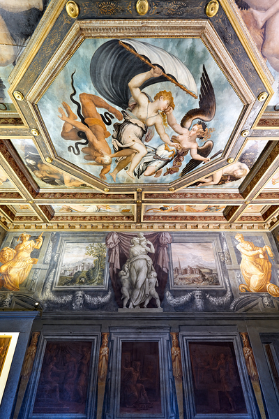 Frescoes in the vasari home museum arezzo Digital Download