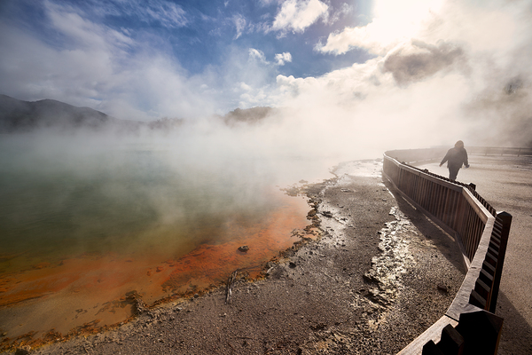 Visit to champagne pool in waiotapu thermal wonderland rotorua Digital Download