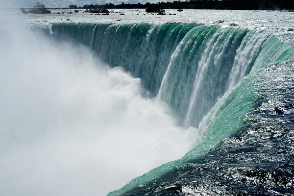 Powerful Niagara Falls cascading creating immense mist. Digital Download