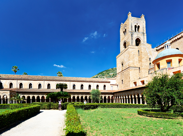 Visit to Duomo di Monreale in Palermo Sicily on a sunny day Digital Download