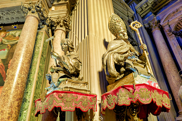 Exploring Naples Cathedral and its notable religious statues Digital Download