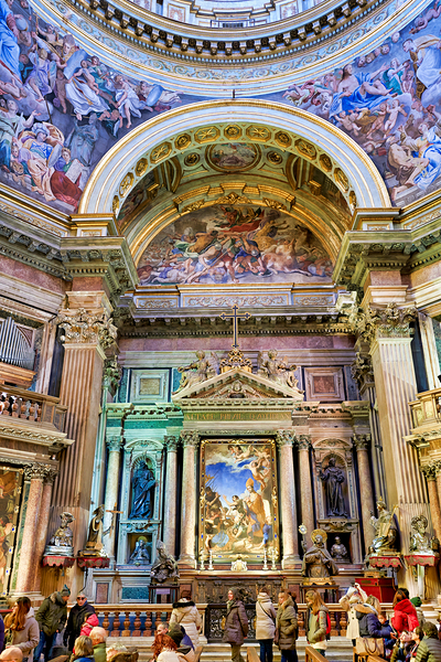 Visitors explore Naples Cathedral in Campania Italy Digital Download