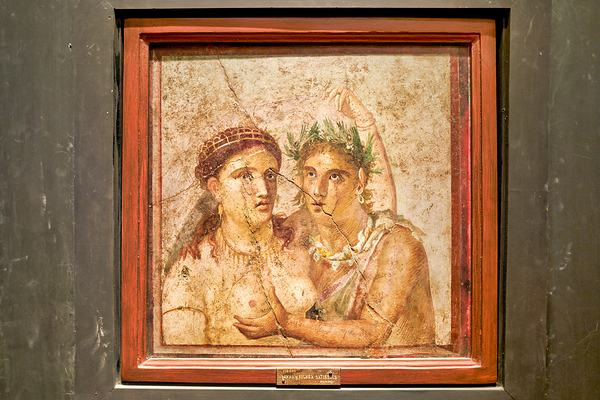 Discovering ancient frescoes at Naples Archaeological Museum Digital Download