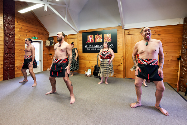 Haka dance at Whakarewarewa Maori Village Rotorua Digital Download