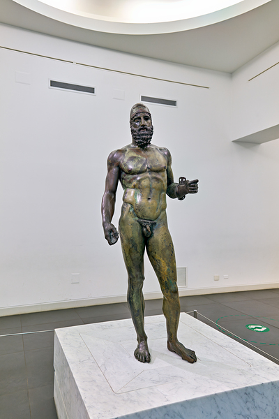 Riace Bronze statue B at National Museum of Magna Grecia in Cala Digital Download