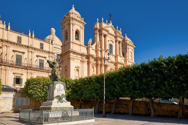 Noto Cathedral stands in the town square of Noto in Sicily Ital Digital Download
