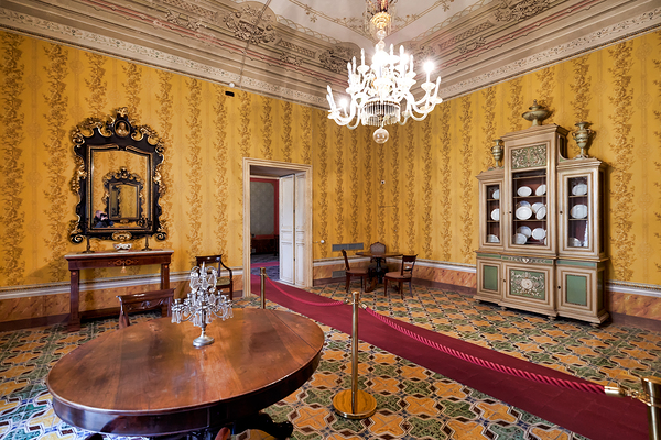 Visitors see the interior of Palazzo Nicolaci in Noto Sicily I Digital Download