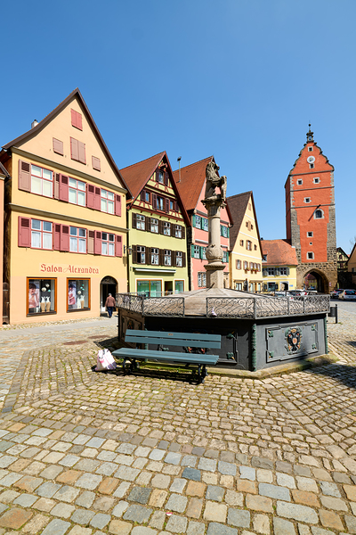 Visit Wornitz Gate in Dinkelsbuhl along the Romantic Road in Ger Digital Download