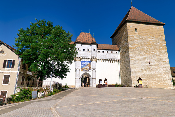 Visit to the castle in Annecy Haute Savoie France during a sun Digital Download
