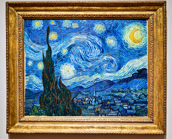 Van Goghs Starry Night displayed at MoMA in Manhattan New York Digital Download