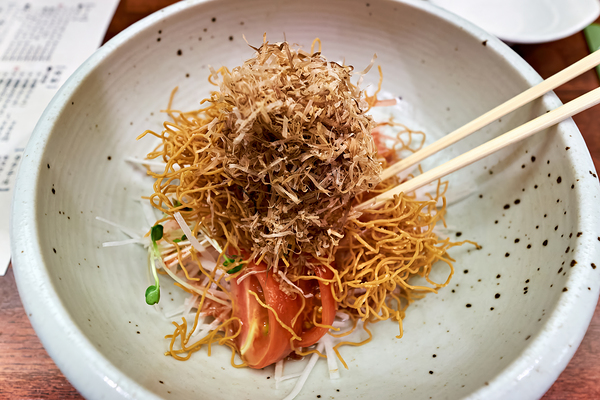 Enjoying traditional Japanese cuisine in Kyoto with fresh ingred Digital Download