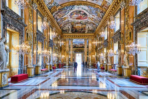 Visit to the great hall in colonna art gallery in rome italy Digital Download