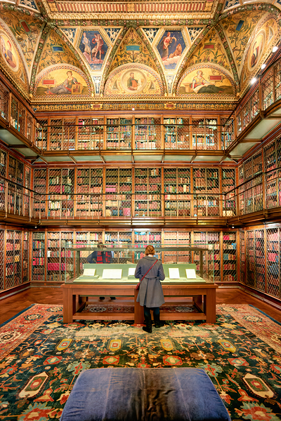 Exploring rare books at Morgan Library and Museum in Manhattan Digital Download