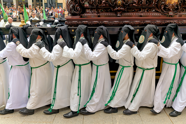 Zaragoza. Saragossa. Aragon. Spain.  Processions of the Easter Holy Week Digital Download