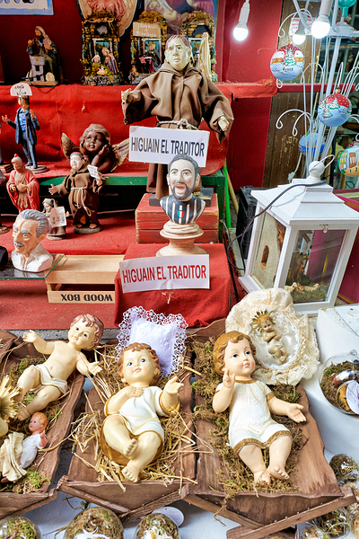 Statues in artisan workshops of Via Gregorio Armeno in Naples Digital Download