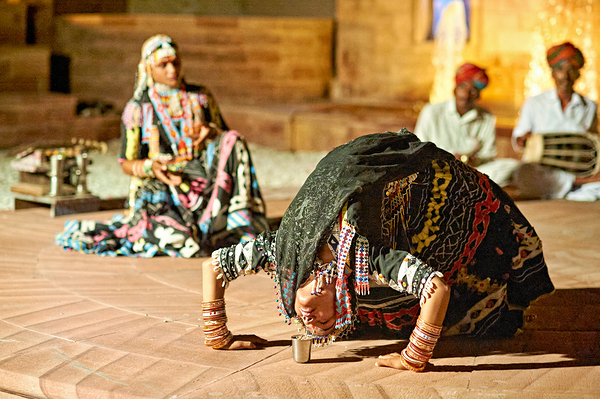 Traditional dance performance in Khimsar Rajasthan Digital Download