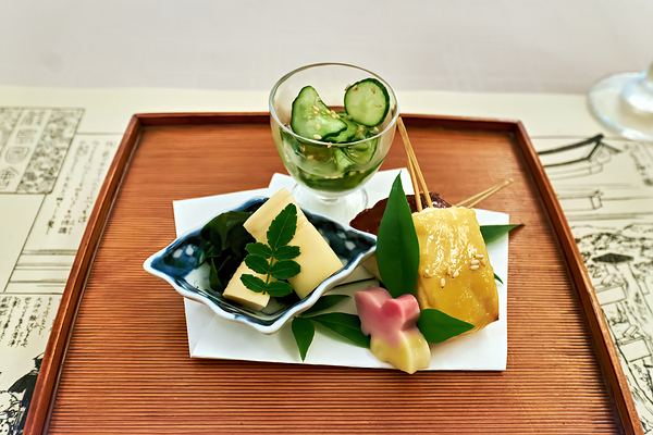 Traditional Japanese food served in a restaurant in Miyajima Jap Digital Download