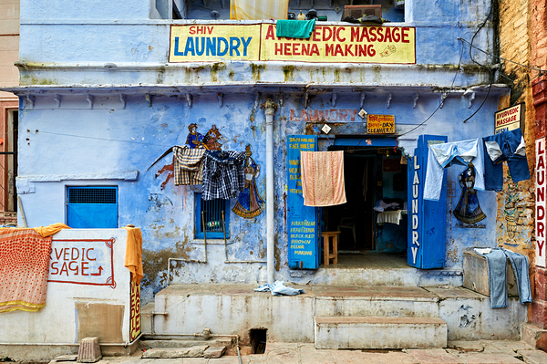 Bundi house showcasing local businesses and laundry Digital Download