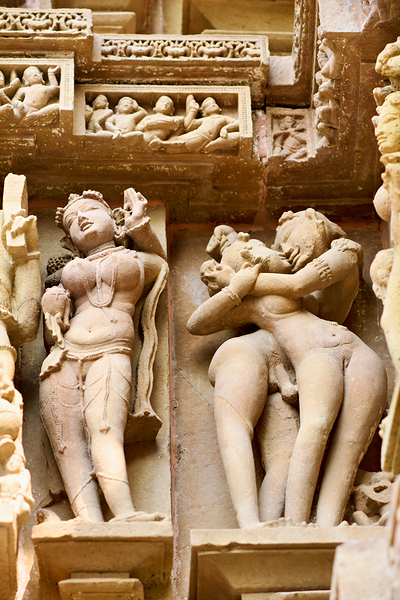 Exploring Hindu erotic art in Khajuraho temples in Madhya Prades Digital Download