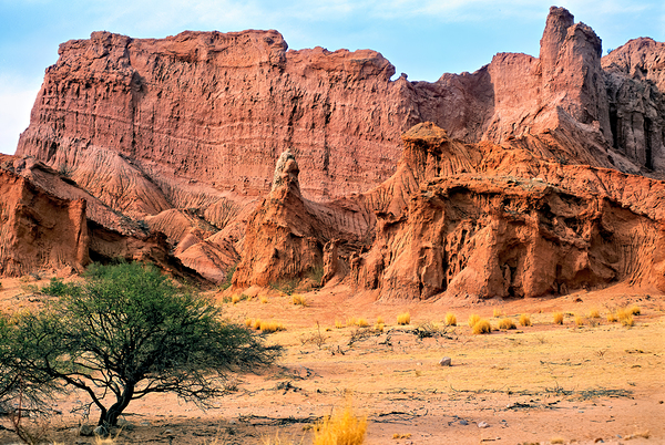 Eroded red rock formations in Quebrada de las Conchas near Cafay Digital Download