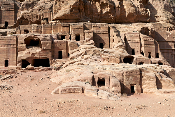 Exploring the royal tombs at Petra in Jordan Digital Download