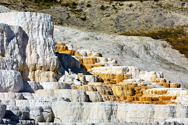 View of Devils Thumb in Yellowstone National Park at midday Digital Download