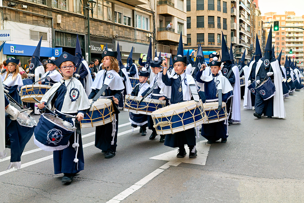 Zaragoza. Saragossa. Aragon. Spain.  Processions of the Easter Holy Week Digital Download