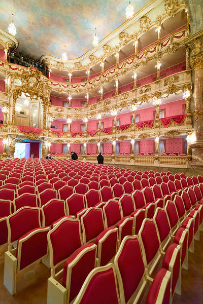 Interior view of Cuvilliés Theatre in Munich Germany Digital Download
