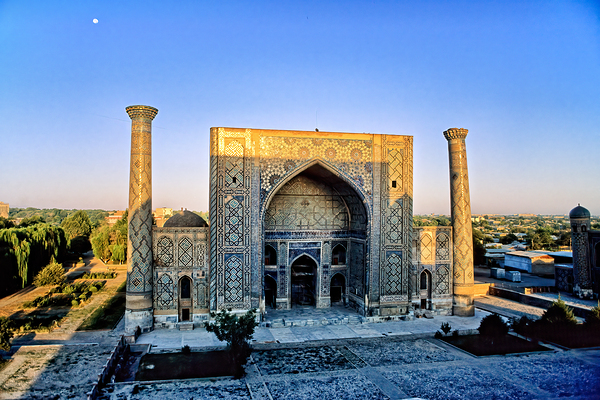 Historic building in Khiva during sunset in Uzbekistan Digital Download