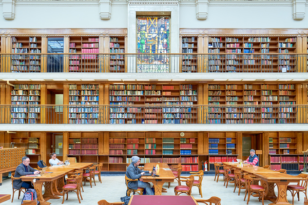 Studying in the grand Mitchell Library in Sydney Australia Digital Download