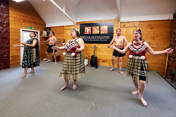 Haka performance at Whakarewarewa Maori Village in Rotorua Digital Download